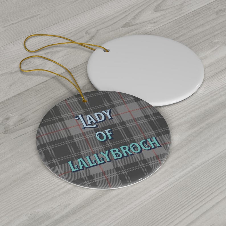 Outlander Ornament, Jamie Fraser, JAMMF Book Lover Gift, Lallybroch
