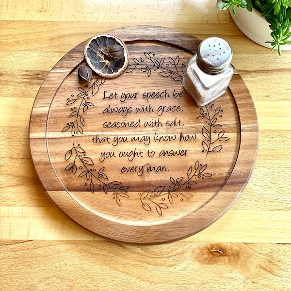 Laser lazy susan svg Etsy Österreich