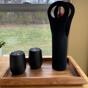 Leatherette Wine Tote Carrier