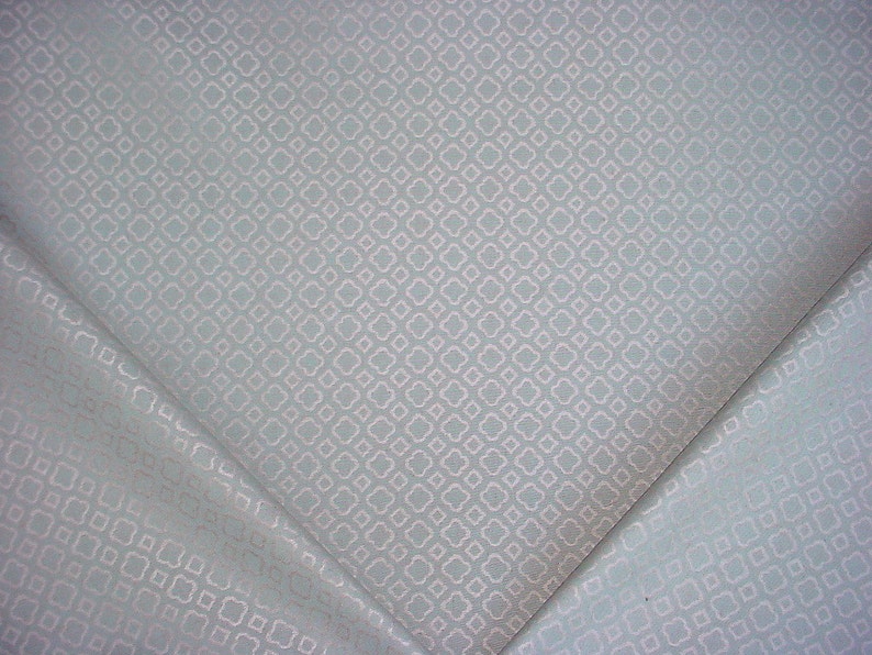 5 yards Lee Jofa 201137 Castille in Aqua Beautiful Arabesque Linen Floret Drapery Upholstery Fabric Free Shipping afbeelding 1