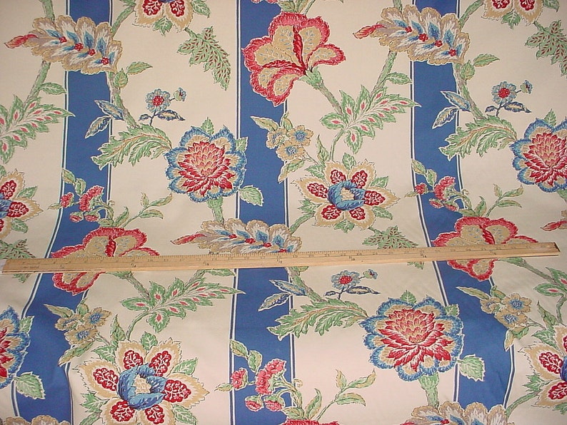 Free Shipping 3-18 yards Guell Lamadrid Minnesota Rare Spanish Floral Luxury Printed Cotton Drapery Upholstery Fabric