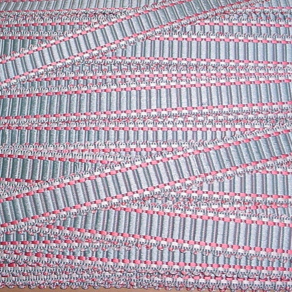 8 yards Scalamandre V637M L'Oiseaux in Cornflower Corinth Rose Pearl - Silk Braid Gimp Border Drapery Upholstery Fabric - Free Shipping
