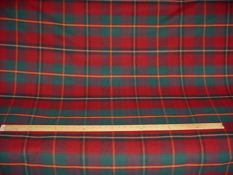 3 1 8 Yards Ralph Lauren Lcf65363f Colter Falls Plaid In Etsy