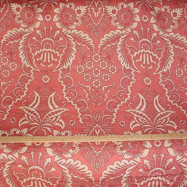 Floral Linen Fabric Etsy