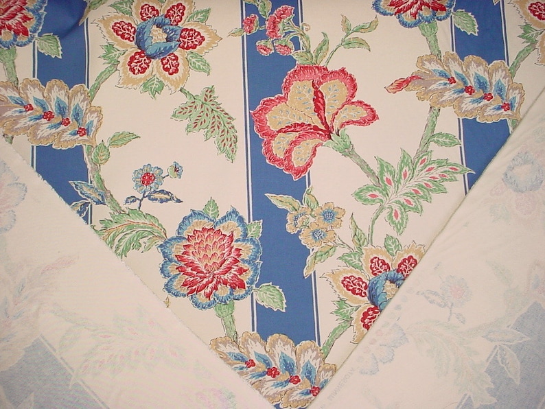 Free Shipping 3-18 yards Guell Lamadrid Minnesota Rare Spanish Floral Luxury Printed Cotton Drapery Upholstery Fabric