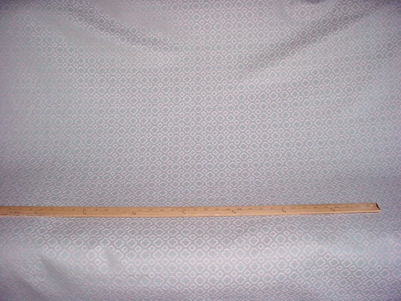 5 yards Lee Jofa 201137 Castille in Aqua Beautiful Arabesque Linen Floret Drapery Upholstery Fabric Free Shipping image 2