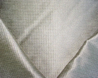 3-5/8 yards Beautiful Ralph Lauren LFY66916F Financier Silk in Argent - Black Silver Weave Upholstery Drapery Stripe Fabric - Free Shipping