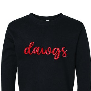 Black uga sweatshirt best sale