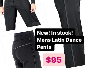 Men/boys  Ballroom Salsa Latin Dance Pants