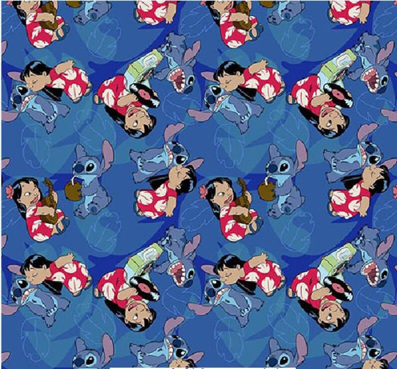 Face Mask Lilo and Stitch Print Mask Stitch Print Face Mask | Etsy
