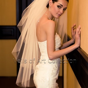 3T Soft Fingertip Veil Bridal  Veil Wedding Veil  VE202