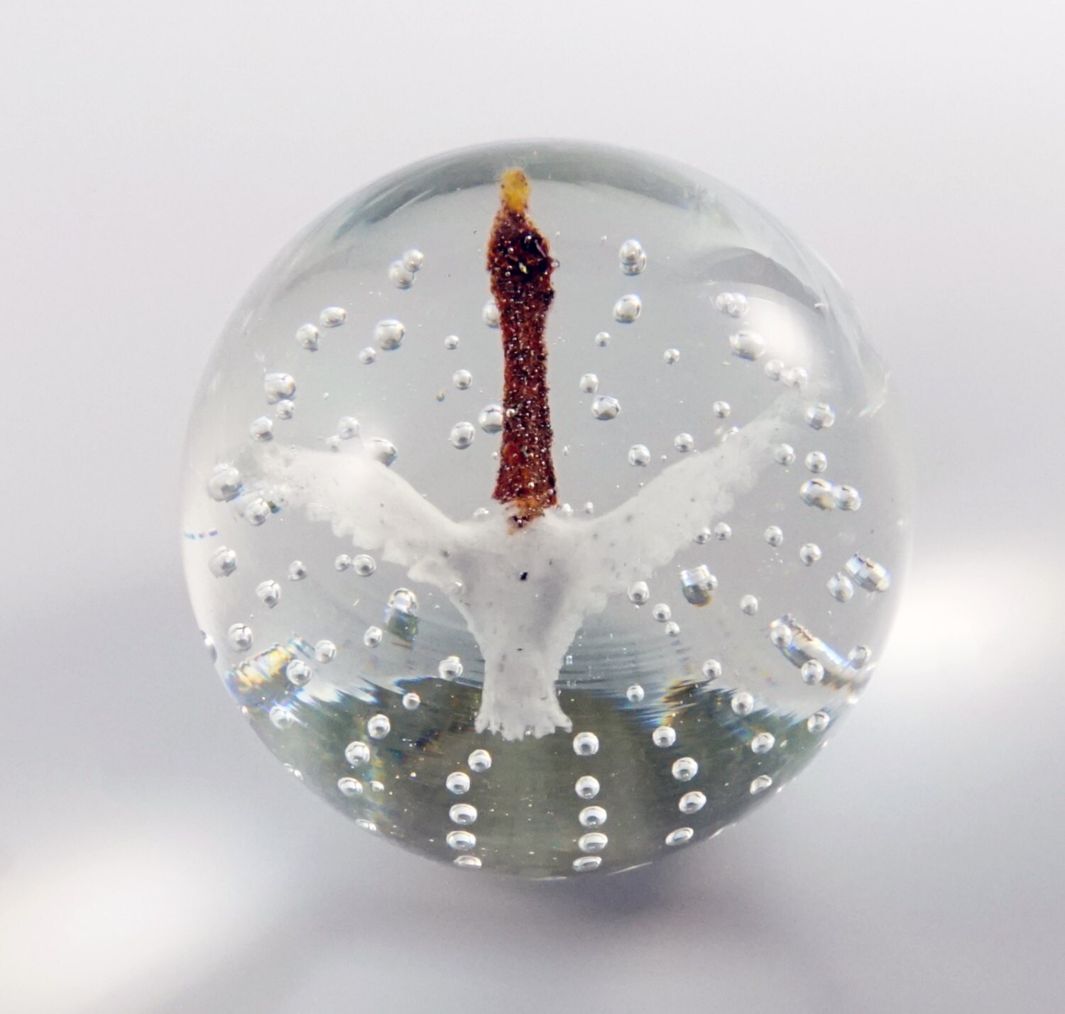 アートガラスペーパーウェイト、ヴィンテージジェンタイルガラス