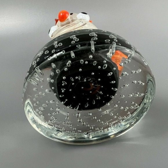 Alfredo Barbini Clown, Murano Glass, Paperweight Vintage