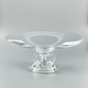 Vintage Steuben George Thompson Compote Centerpiece 7884 Clear Glass