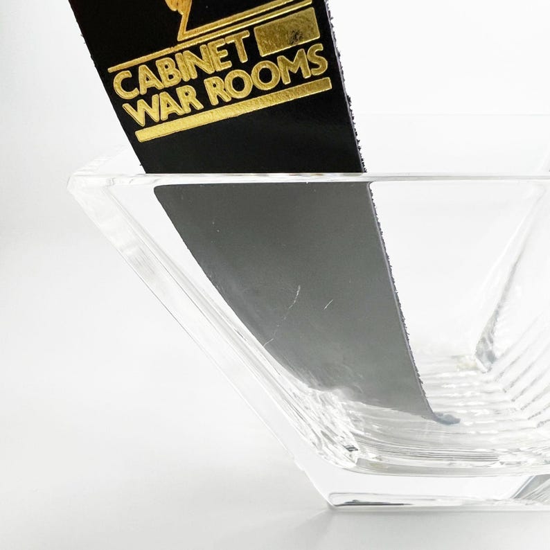 Tiffany & Co Metropolis Art Deco Crystal Bowl | Large Square Glass Dish | Modern Table Console Decor | Luxury Glassware | Gift image 11