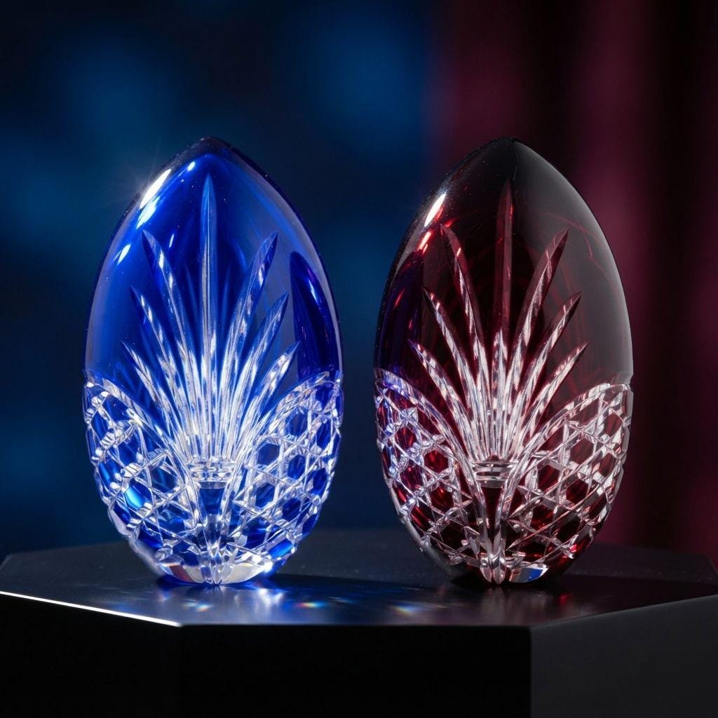 Faberge Eggs Cut to Clear - Etsy