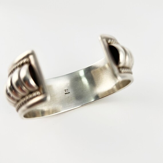 Tom Charley Vintage Native American Navajo Sterling Silver Bracelet Tom Charley Vintage Native American Navajo Sterling Silver Bracelet