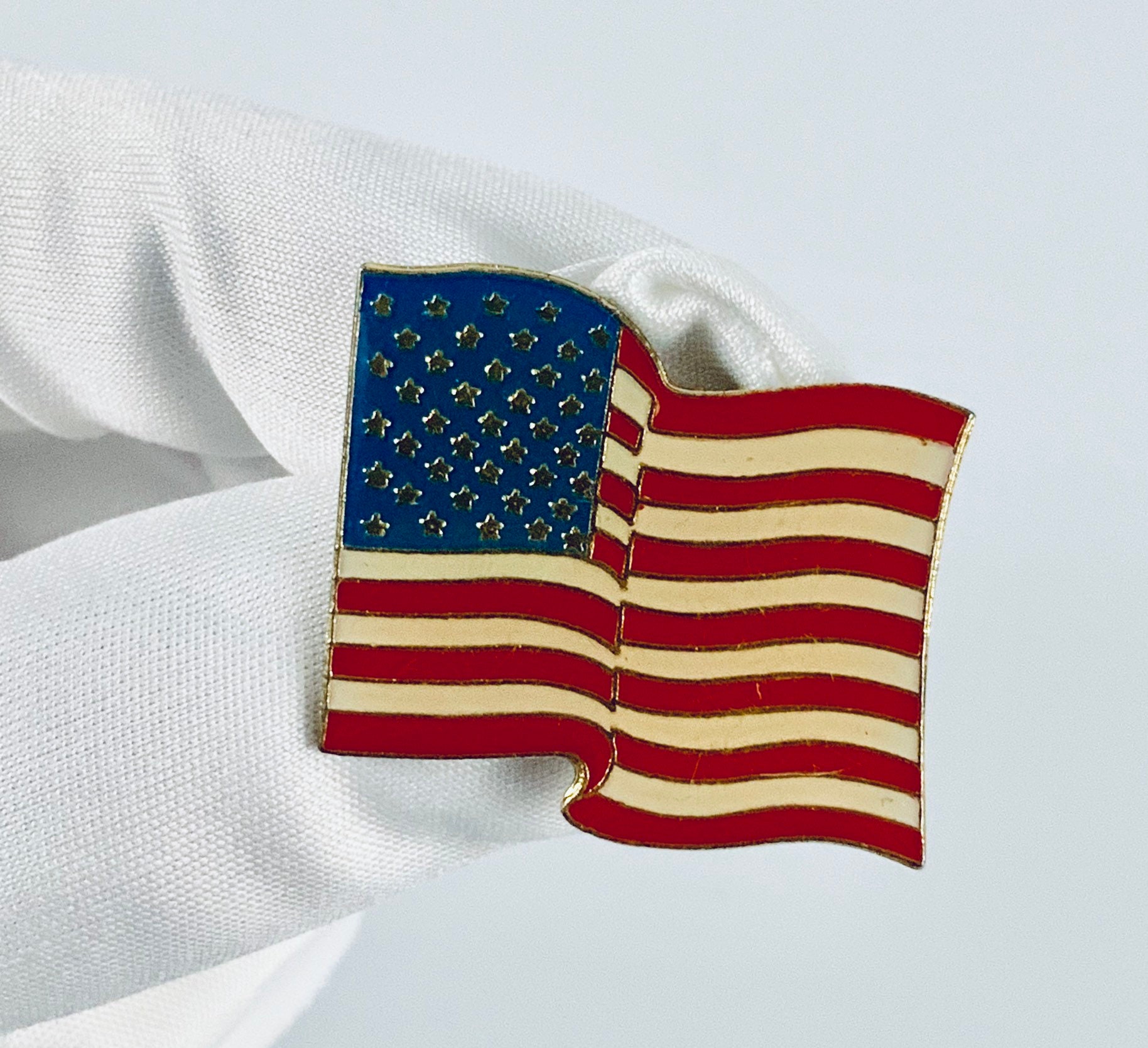 Vintage Patriotic Lapel Pins American Flag V for Etsy UK