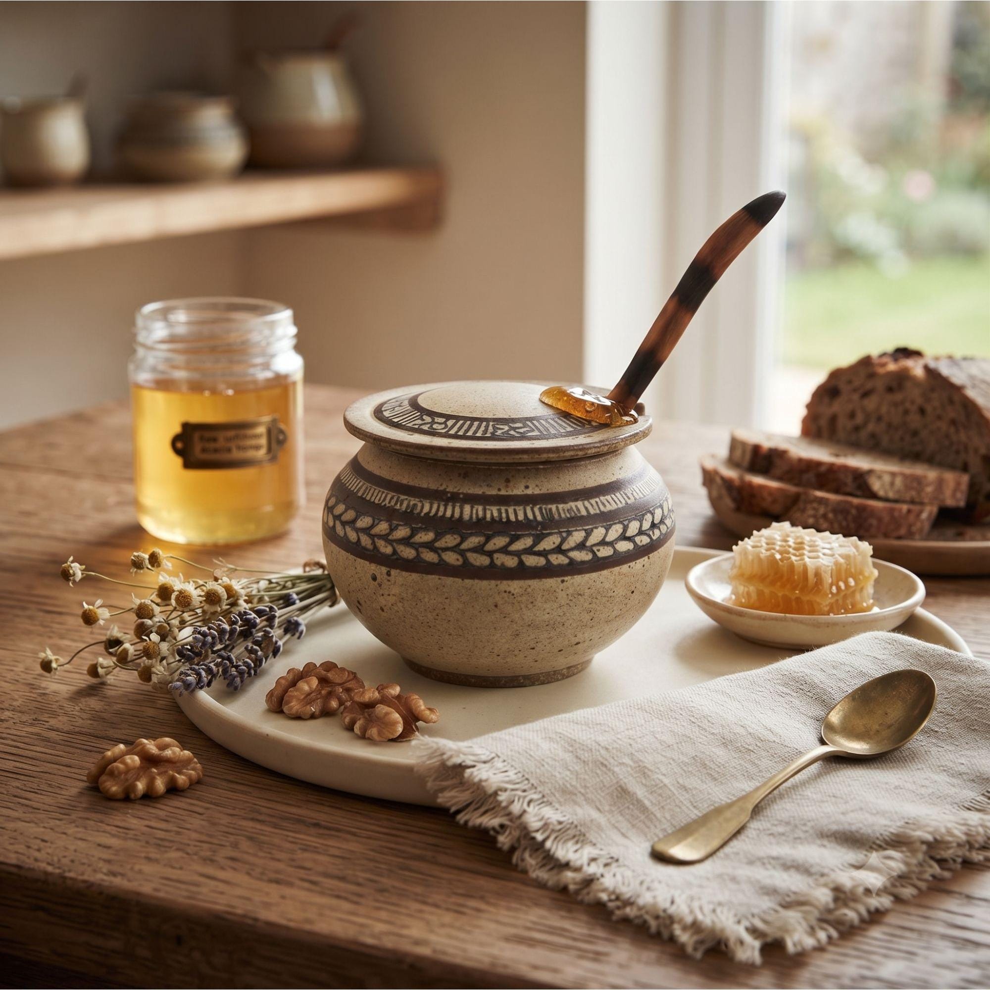 Arabia Honey Pot - Etsy Canada
