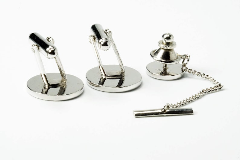 Anson Cufflinks Silver Cufflinks Silver Cuff Links Sterling Etsy