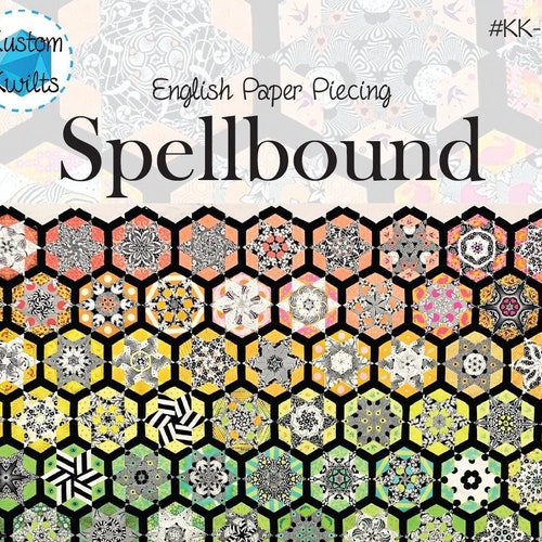 Spellbound EPP Quilt Kit by Joanna Marsh English Paper Etsy Australia