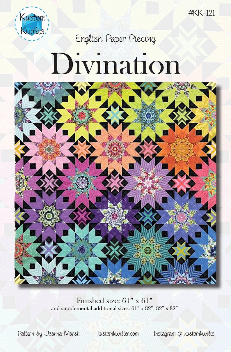 Divination EPP Quilt Kit by Joanna Marsh English Paper Pieced Pattern