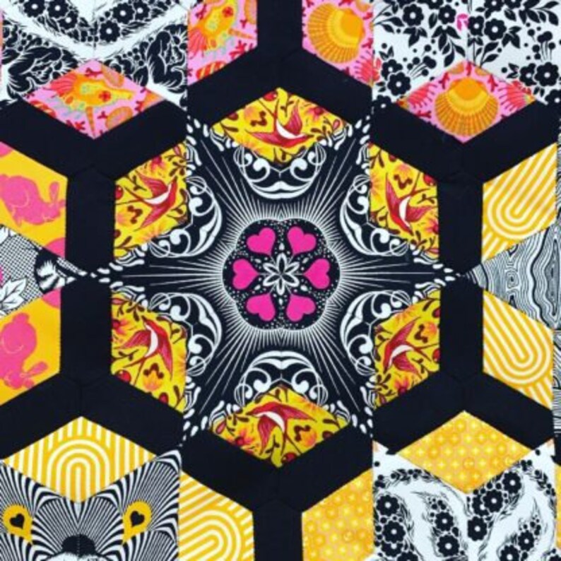 Spellbound EPP Quilt Kit by Joanna Marsh English Paper Etsy