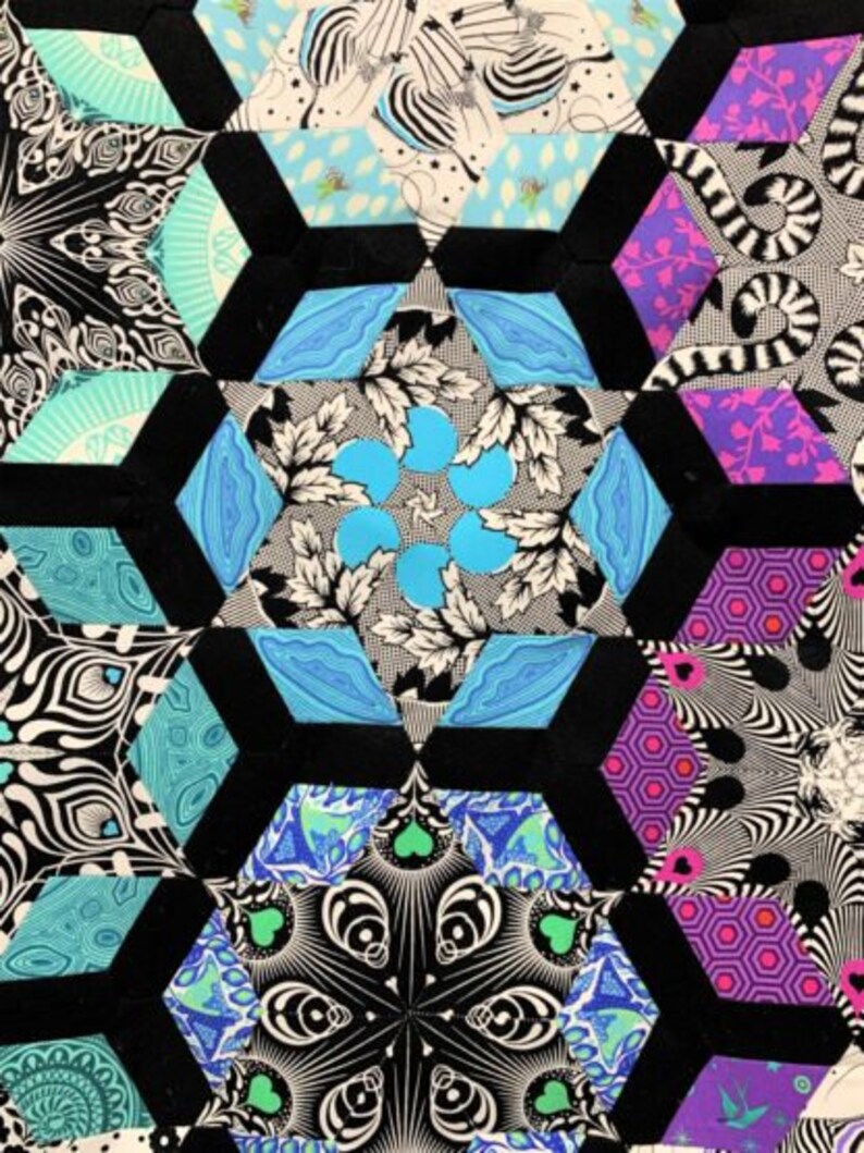 Spellbound EPP Quilt Kit by Joanna Marsh English Paper Etsy