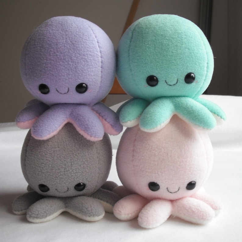 Cute Octopus Plushie Etsy