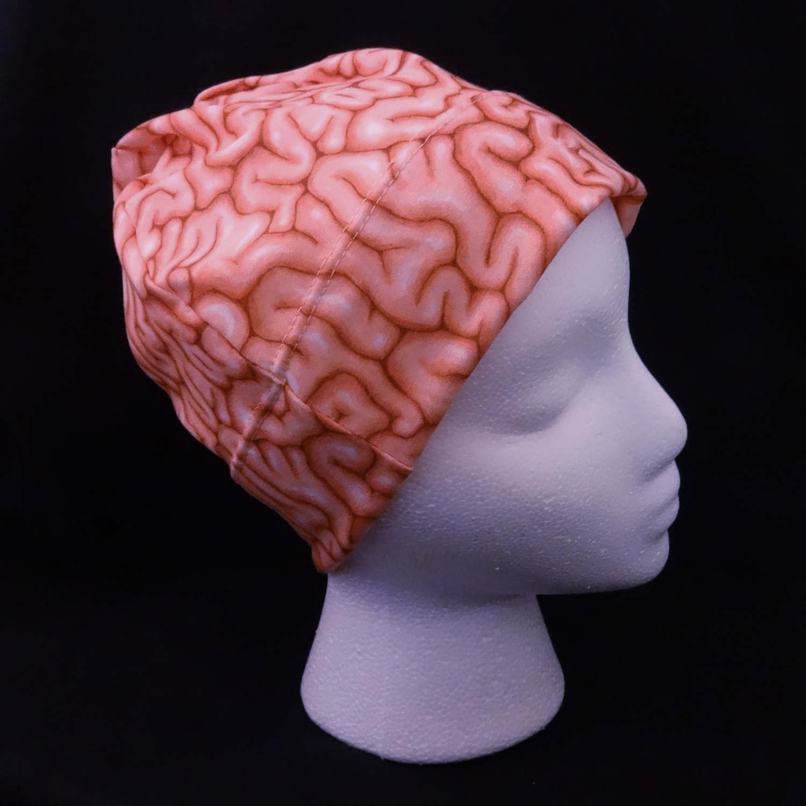 Lightweight Jersey Knit Brain Hat People's March For Etsy