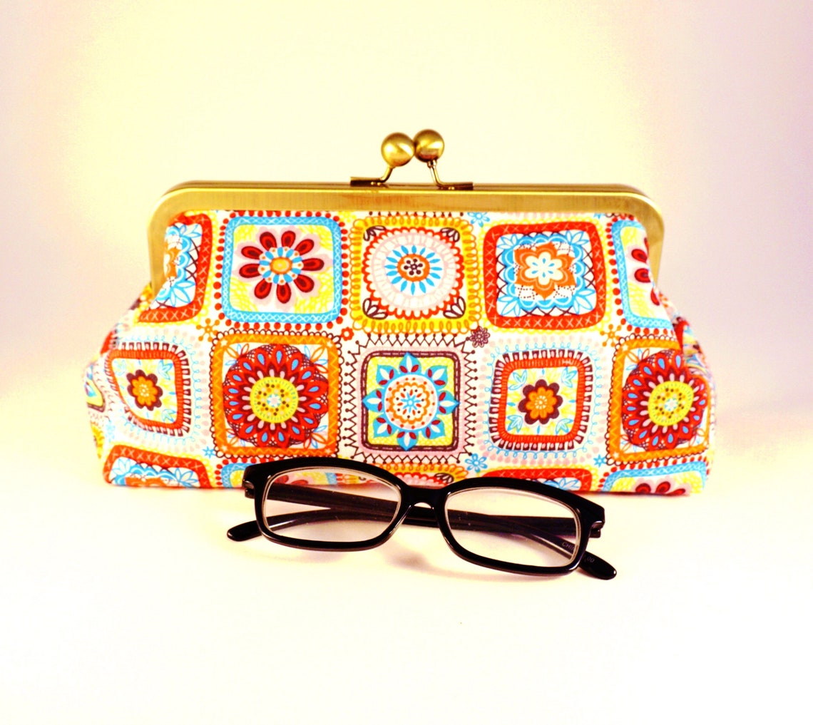 Granny Square Clutch Crochet Hook Bag Crochet Lover Gift Etsy