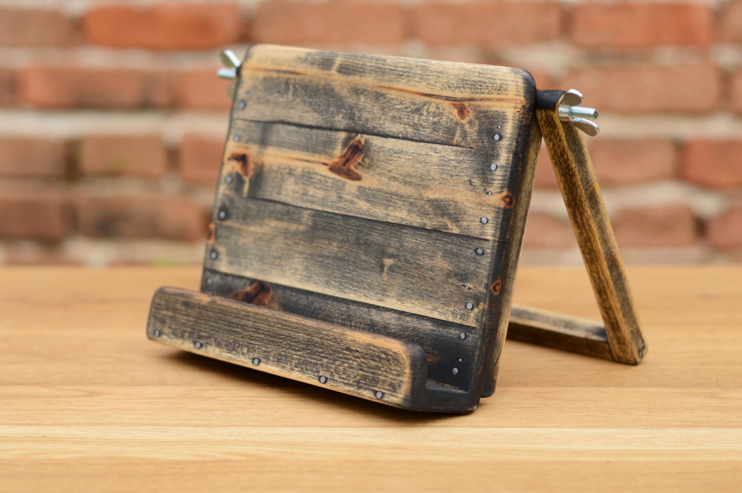 Wooden iPad stand iPad Holder Holz iPad Ständer iPad Etsy