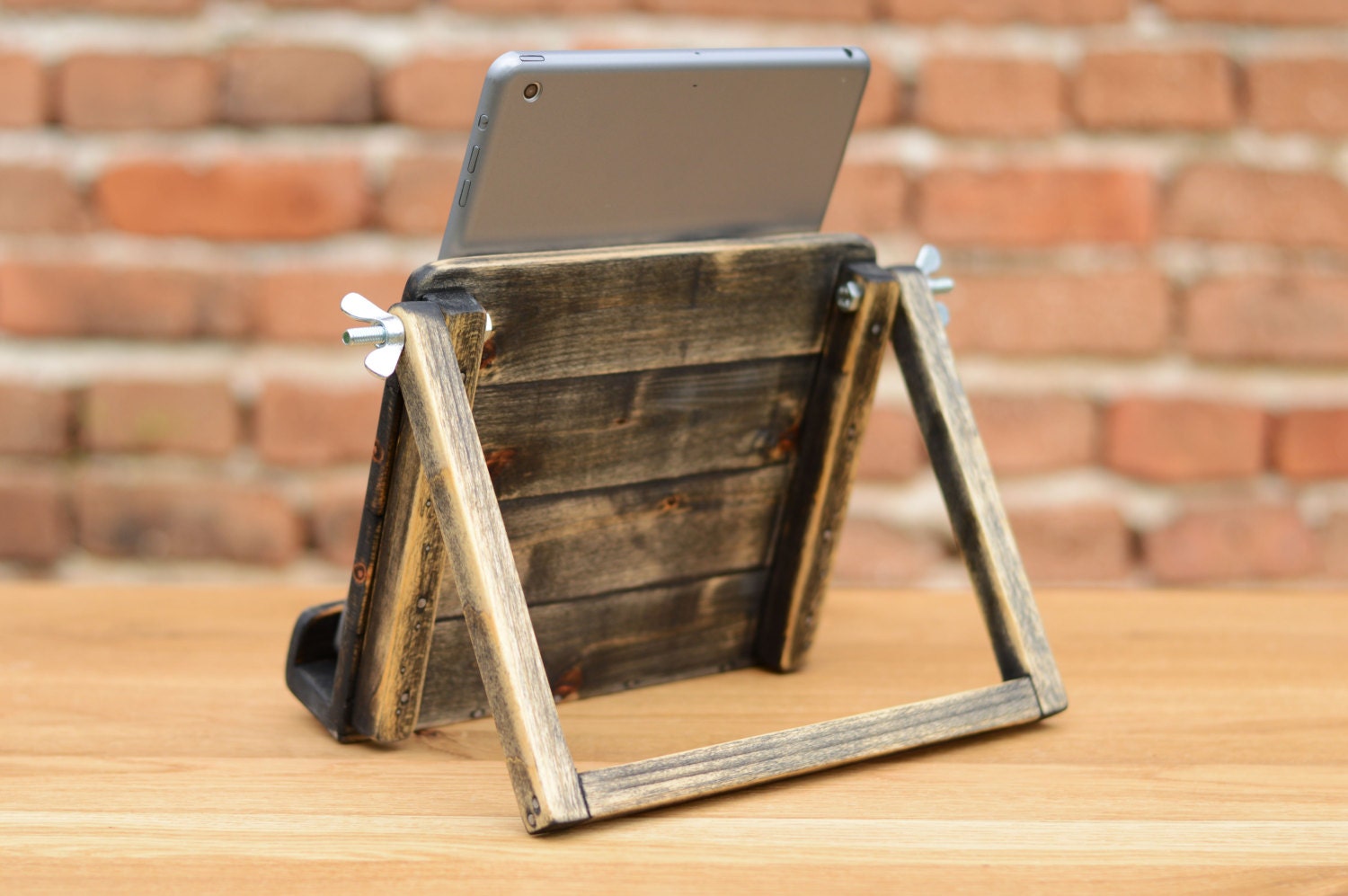 Wooden iPad stand iPad Holder Holz iPad Ständer iPad Etsy