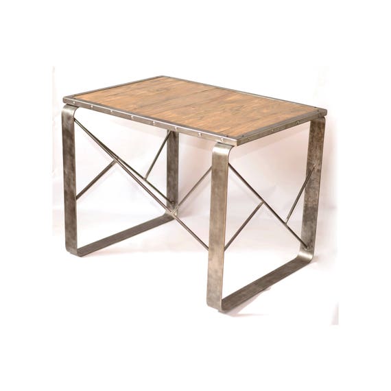 Wooden Desk Desk Industrial Desk Office Desk Writing Desk Etsy
