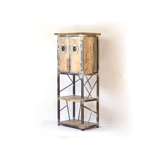 Industrial Furniture Cabinet Industrial Buffet Wine Rack Etsy