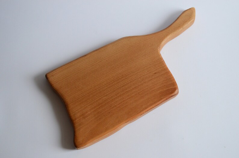 Live Edge Handle Cutting Board Rustic Serving Platter Solid Etsy