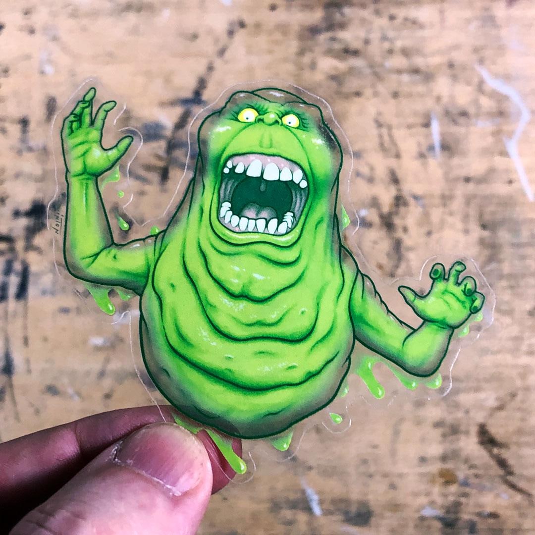 Slimer Sticker Sticker: Slimer - Etsy