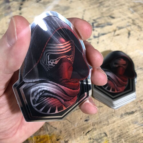 KYLO Ren // STAR WARS // First Order //fan Art // Sticker // - Etsy