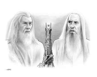 Print: Lord of the Rings - Wizards