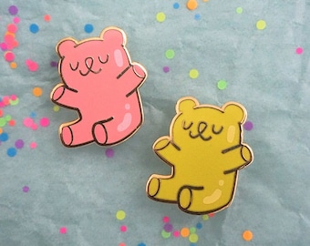 Gummy Bear Hug - Hard Enamel Pin