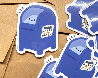 Happy Mail - Vinyl Sticker