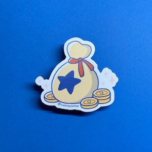 Island Money -  Animal Intersection Inspired - Vinyl Sticker