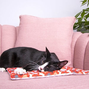 Catnip Yoga Mat Cat Bed catnip mat handmade cat toys catnip cat toys image 1