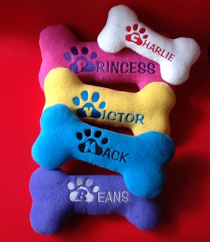 Personalized Dog Bone 1Large personalized dog toy Etsy
