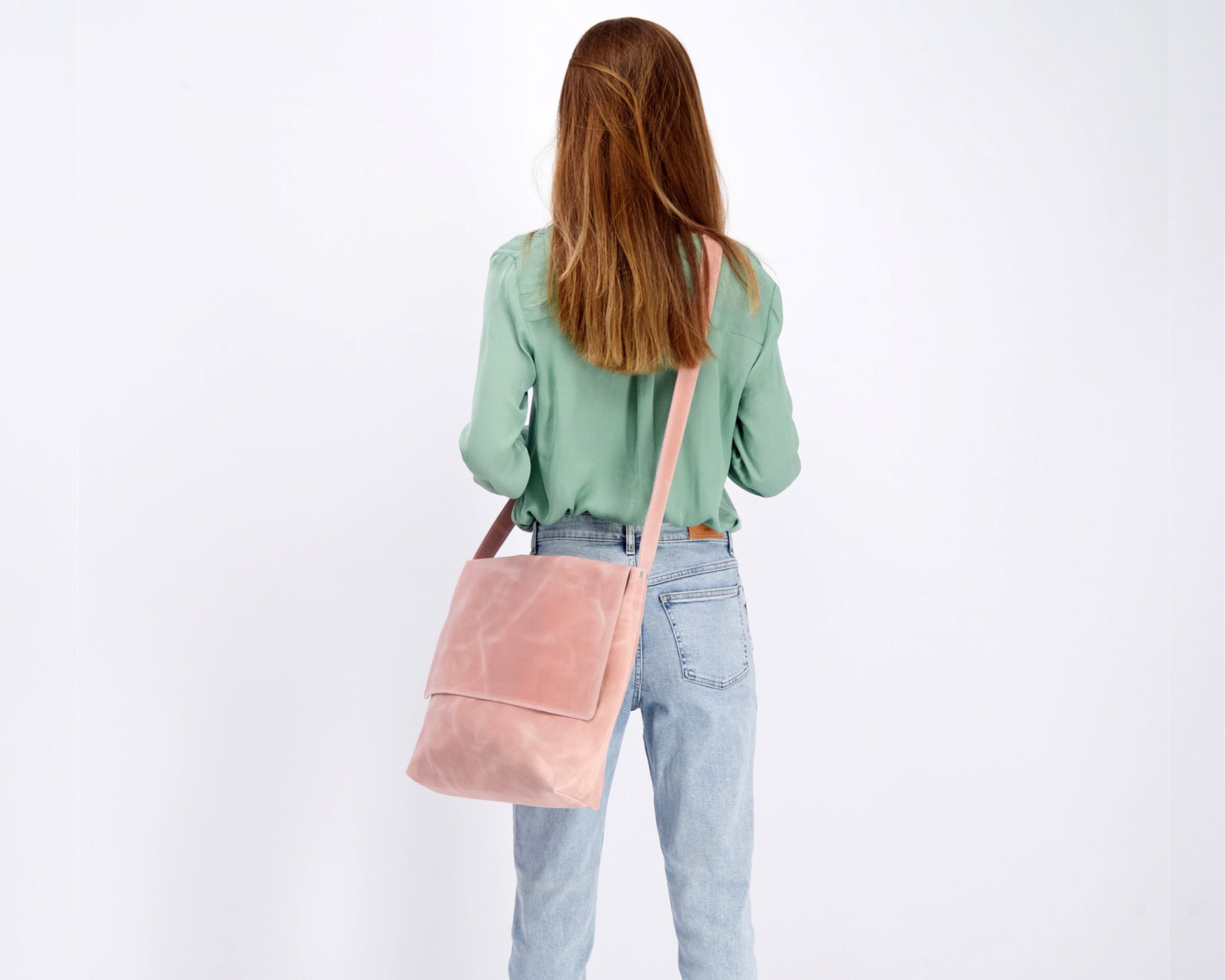 Mayko Bags Pink Tote Bag with Zipper