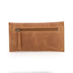 Cartera de cuero, Cartera de mujer, Monedero pequeño, Regalo de cuero para ella, Cartera de cuero para mujer, Cartera de mano, Cartera minimalista, Cartera para mujer imagen 4