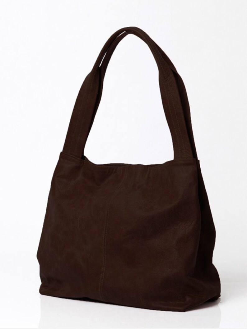 Over Size Bag Big Bag Brown Leather Bag Shoulder Bag with Magnetic closer TAMI BAG Women Soft Leather Bag Brown Leather Tote Bag