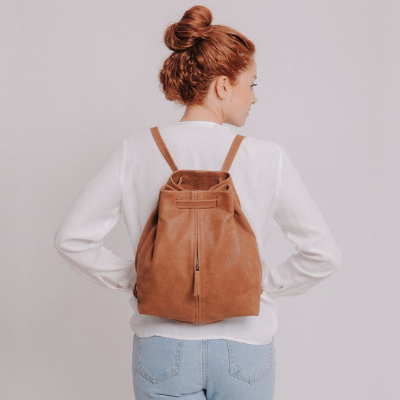 Buy White Backpack Leather Backpack Purse SALE Multi Way Leather Back Bag  Women Leather Handbag Cinch Sack Leather Tote Drawstring Backpack Online in  India - Etsy
