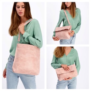 Bolso Tote de Cuero, Bolso Bandolera de Cuero Mujer, Bolso Bandolera de Cuero, Tote Bandolera de Cuero con Cremallera, Bolso Tote Personalizado MAYKO Classic