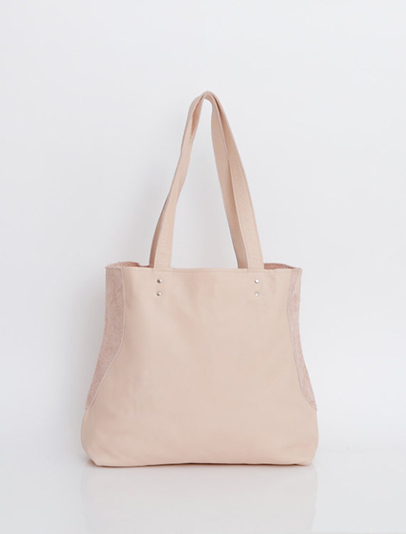 Soft Leather Bag MIRI Bag Handmade Leather Purse Tote Bag Nude Leather Bag Leather Tote Bag Shoulder Bag Women Bag Leather Bag